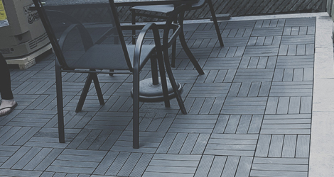 Composite Deck Tile Installation