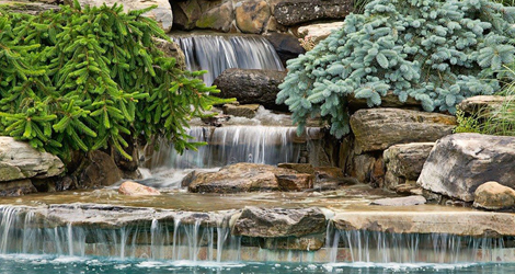 Pondless Waterfall Installation